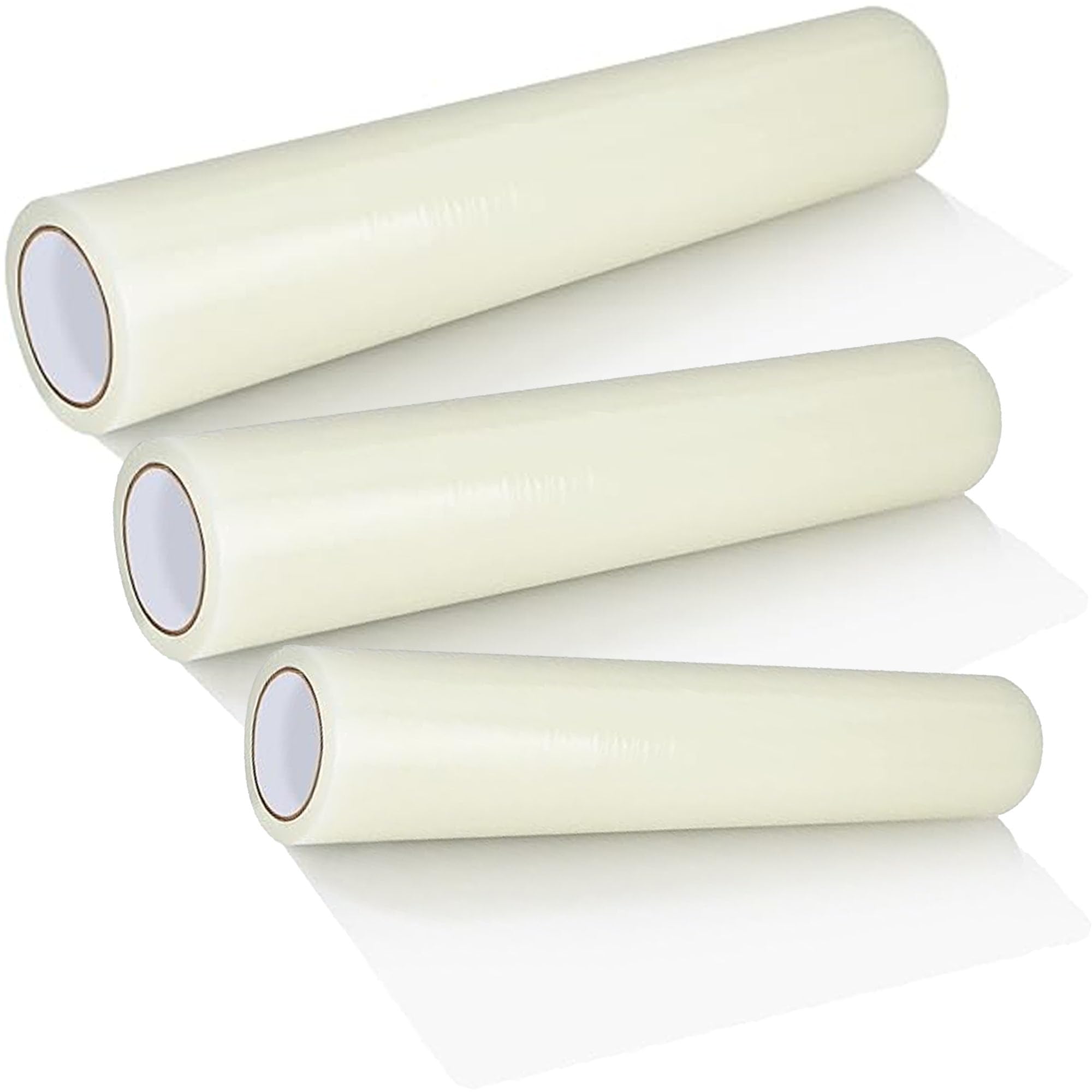 Carpet Protector Rolls Strong Self Adhesive Carpet Protection Film Waterproof Clear Sticky Back for Carpets & Stairs (600mm x 50m)