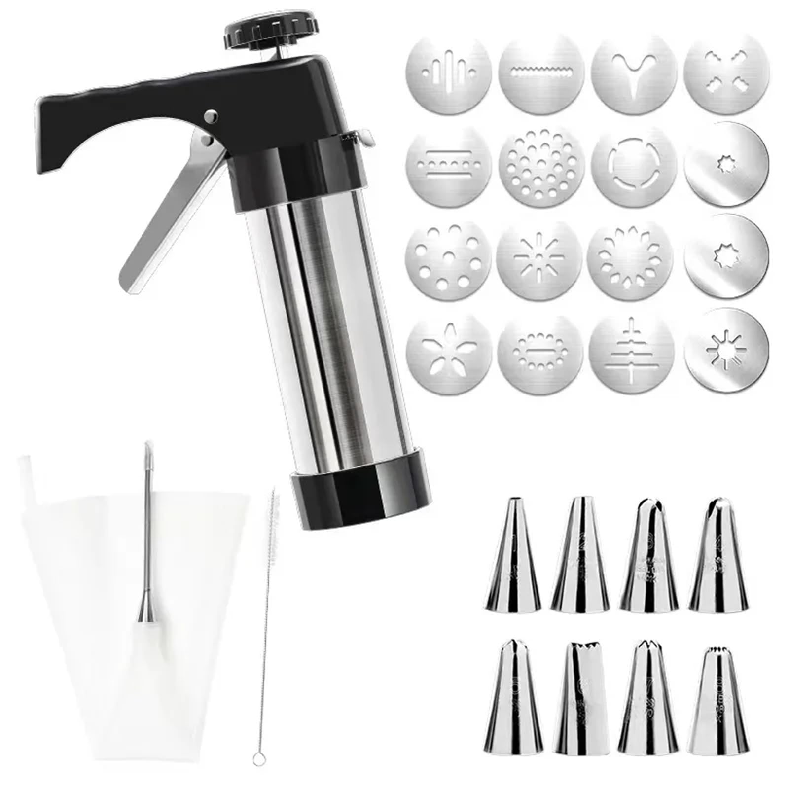 Kit de pistolet manuel for presse à churro et biscuits