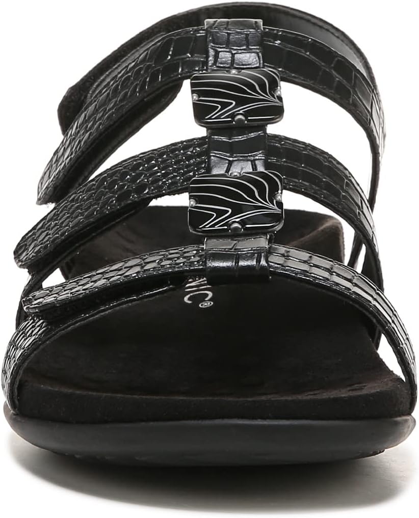 Vionic Women's Women's Rest Amber Backstrap Sandal - Ladies Adjustable Walking Sandals with Concealed Orthotic Arch Support