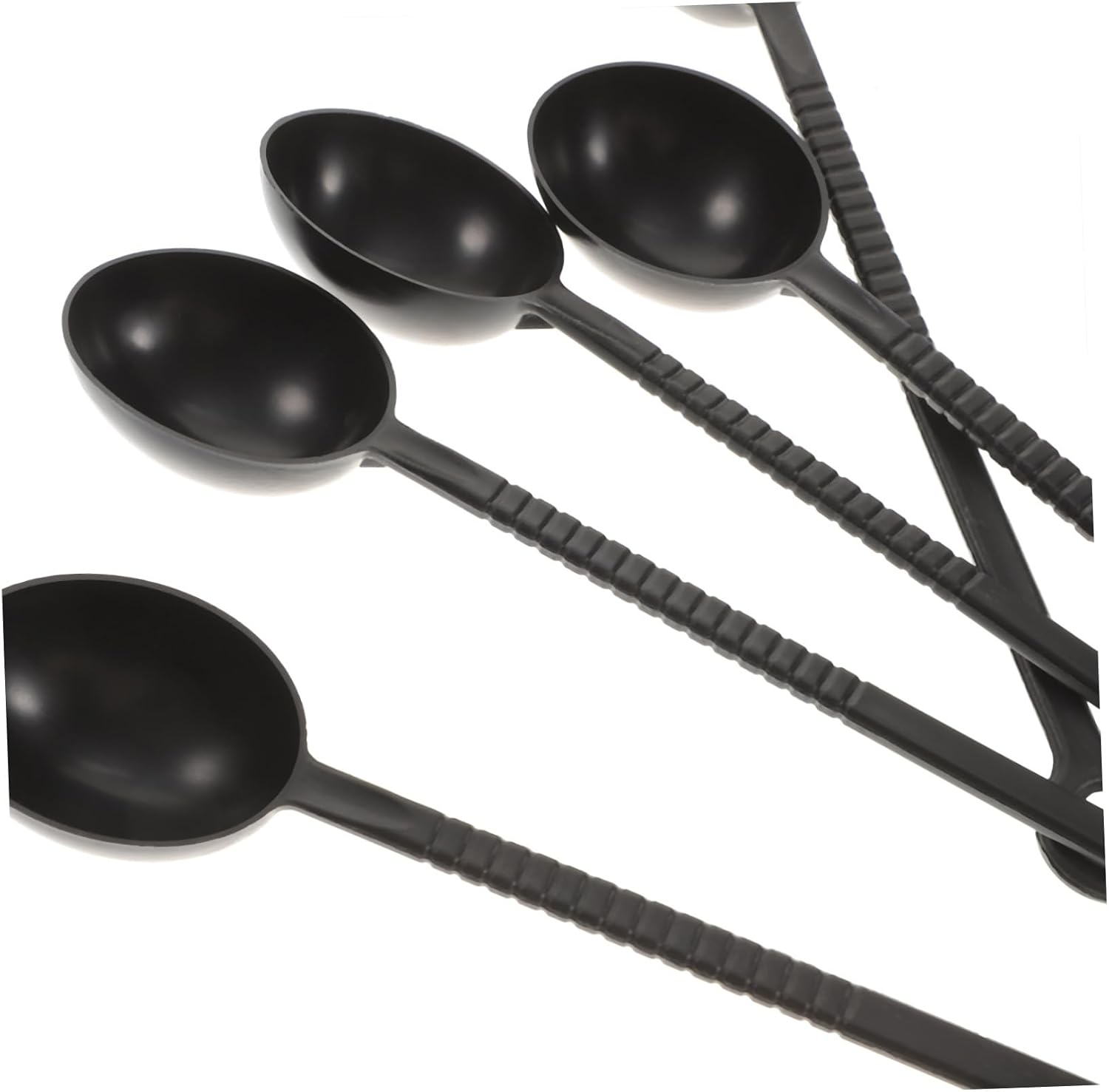 50pcs Plastic Coffee Scoop Measuring Spoon Long Handle for Home Cafe Shop