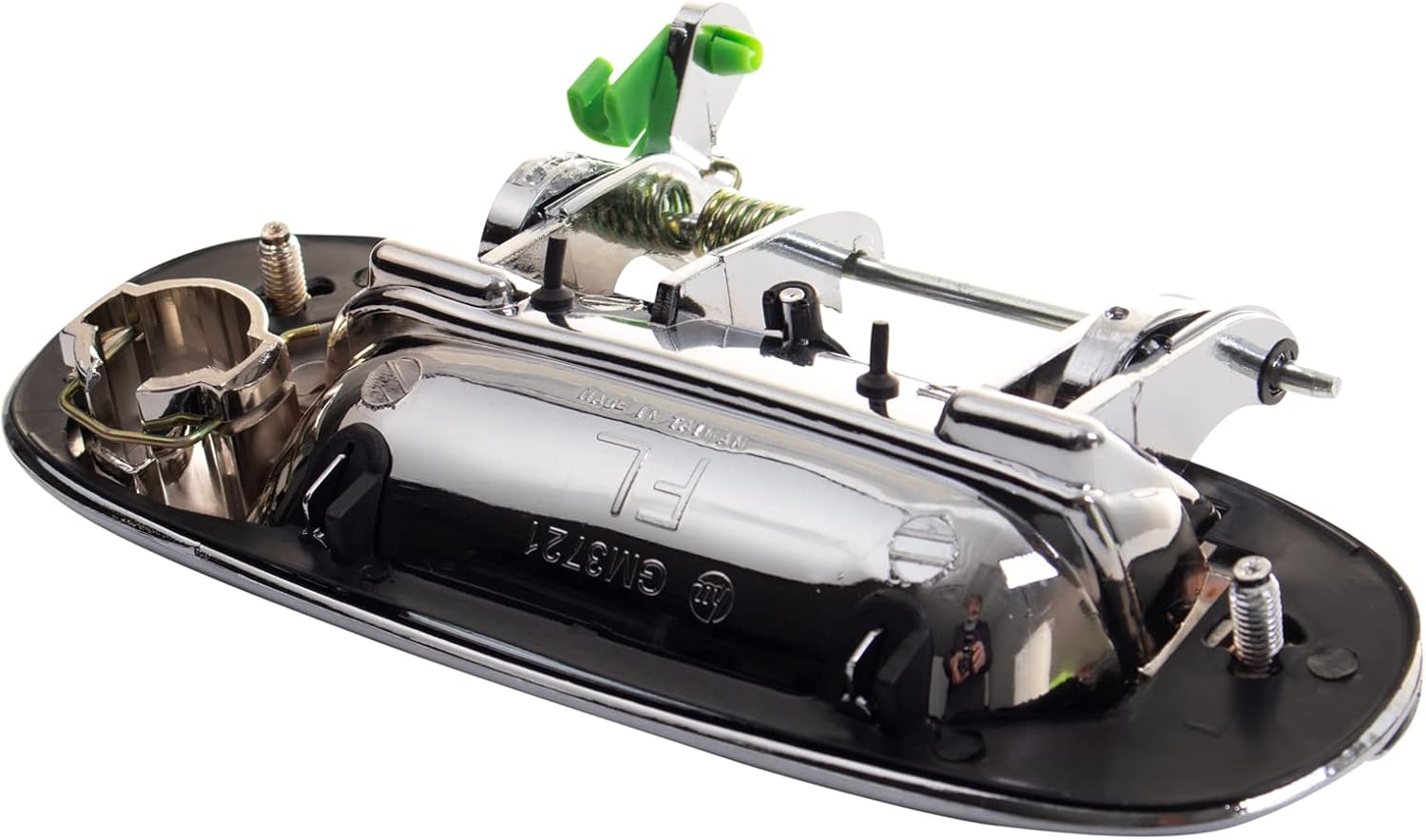 TRQ Front Left Exterior Door Handle Compatible with 02-09 Chevy GMC Isuzu Olds Saab Buick