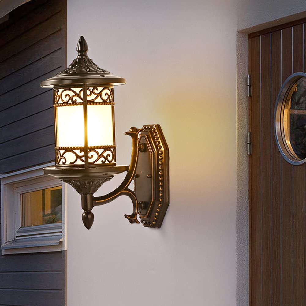 Applique en aluminium extérieur luminaire haut de gamme pour porche et jardin