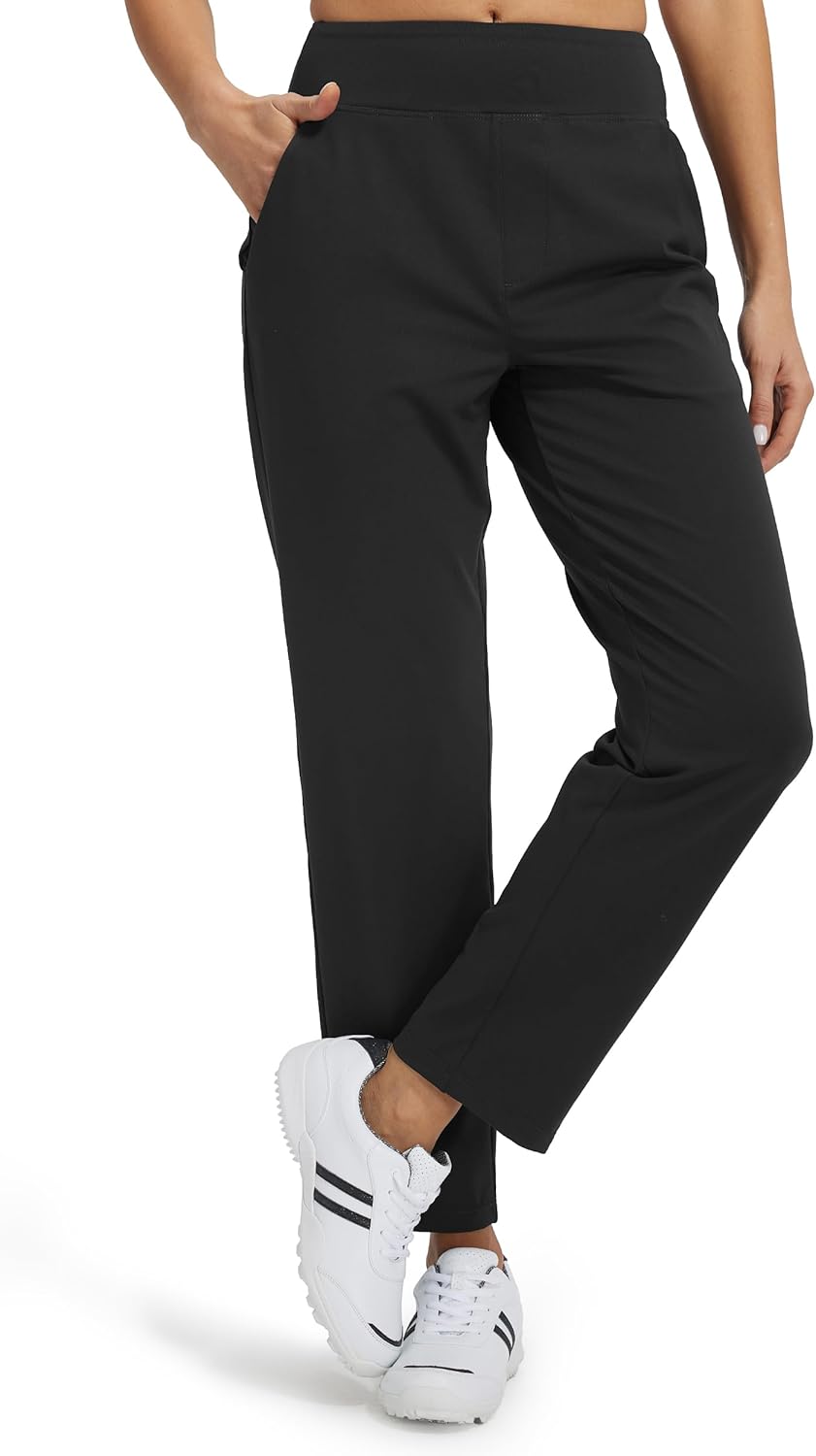 Stretchy golf pants for women casual and versatile