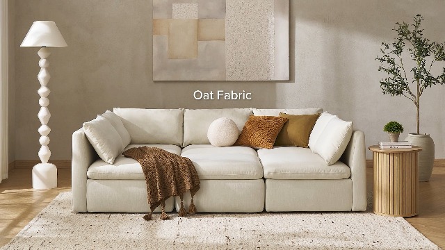 Amazon.com: mopio Macy Washable Slipcover Only (Stone Gray, 6