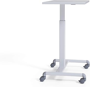Ergohuman Eurotech Seating T1-GEO101PN-WHWH Adjustable Table, White