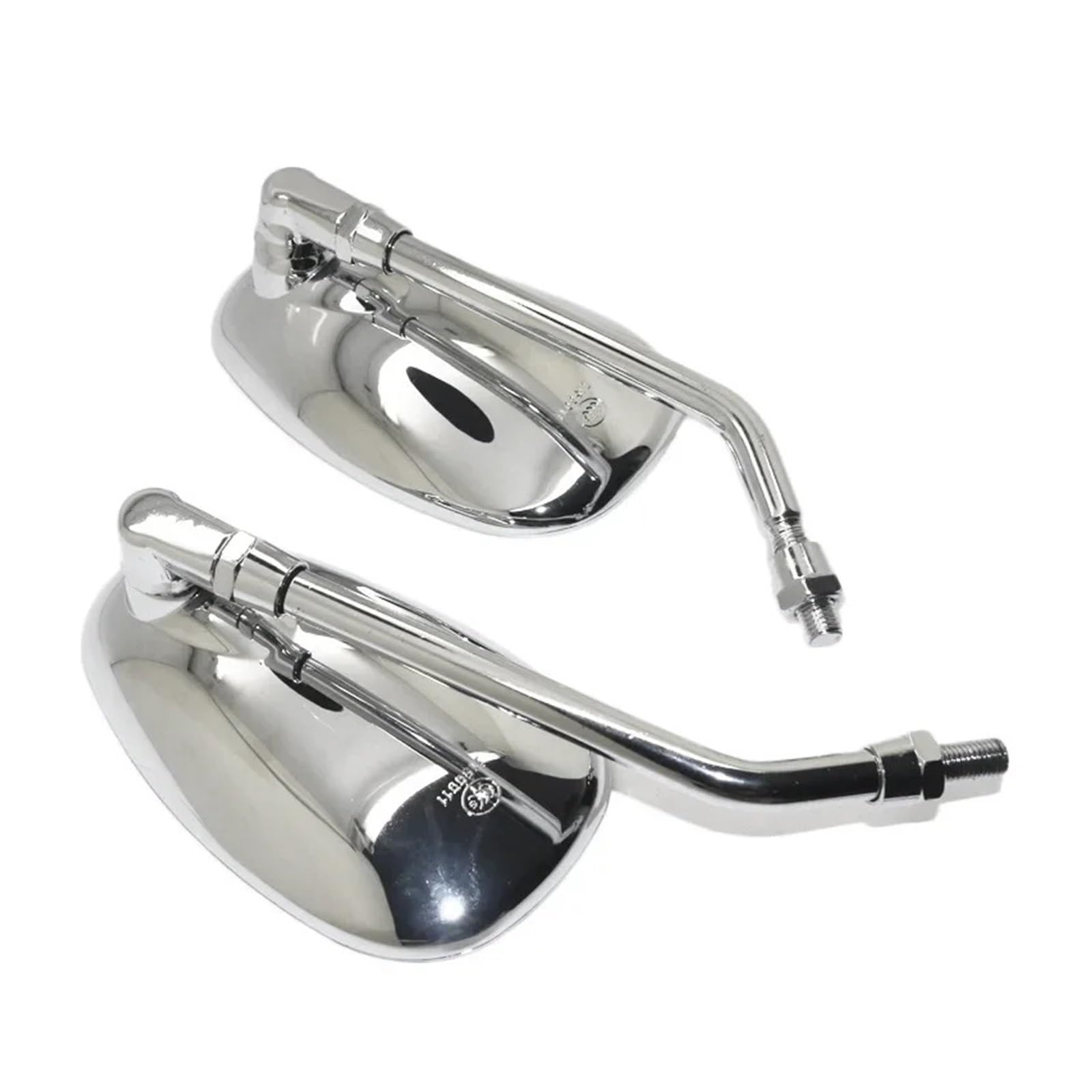 Motorcycle Mirrors 2 Pièces Réflecteur De Guidon Vélo Rétroviseur VTT Scooter HD Angles Réglables À Large Plage