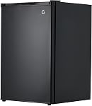 Compact Refrigerator, 4.5 Cu.ft Single Door Mini Fridge with Freezer, Energy-Efficient Quiet Operation for Dorm Office Bedroom Kitchen Bar, Adjustable Shelves, LED Lighting, Black