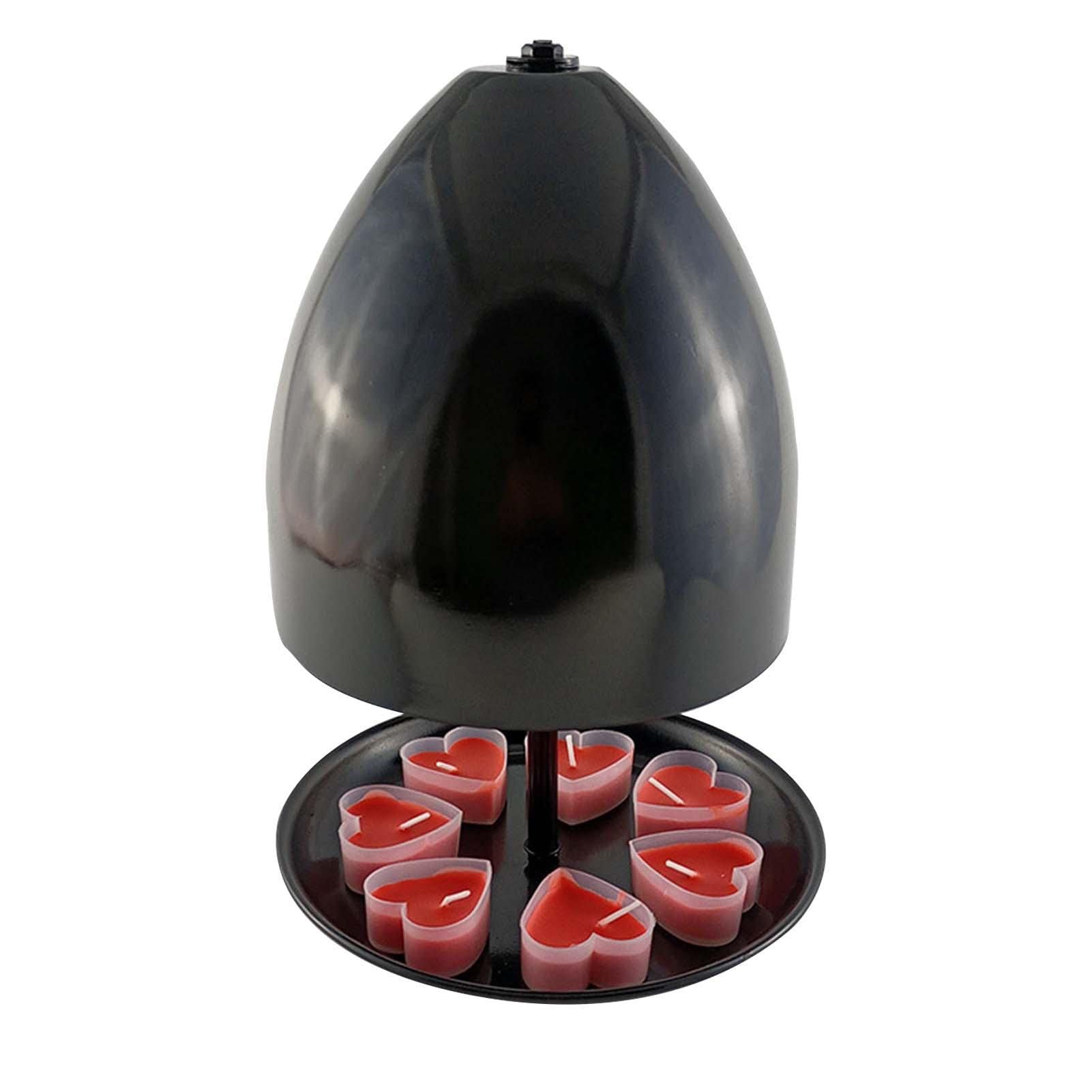 Chauffe-bougie Chauffe-plat En Métal, Coupe-vent, Design Compact Pour La Maison, Le Bureau, Le Camping, La Chambre, La Cuisine, 10 X 19 Cm