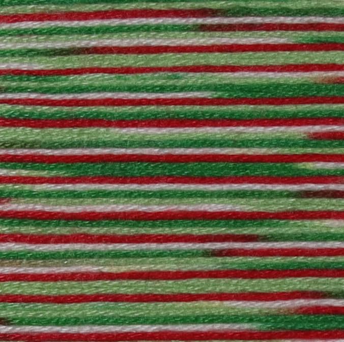 Image of KCS Big skeins of 25 Meters Size 25 Color Variegated Cross Stitch Stranded Threads,6 skeins,4520