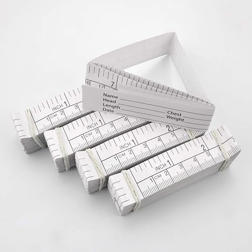 Miniatura 2 de Edtape - Cinta métrica de papel de 24 pulgadas, reglas de medición de heridas desechables, cinta métrica Educare, herramientas de medición de