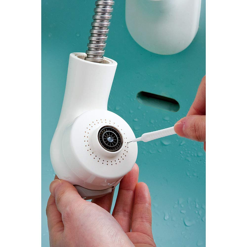 Amazon｜まめいた シャワーヘッド ブラシ ホワイト 幅5㎜×奥行2㎜×高さ