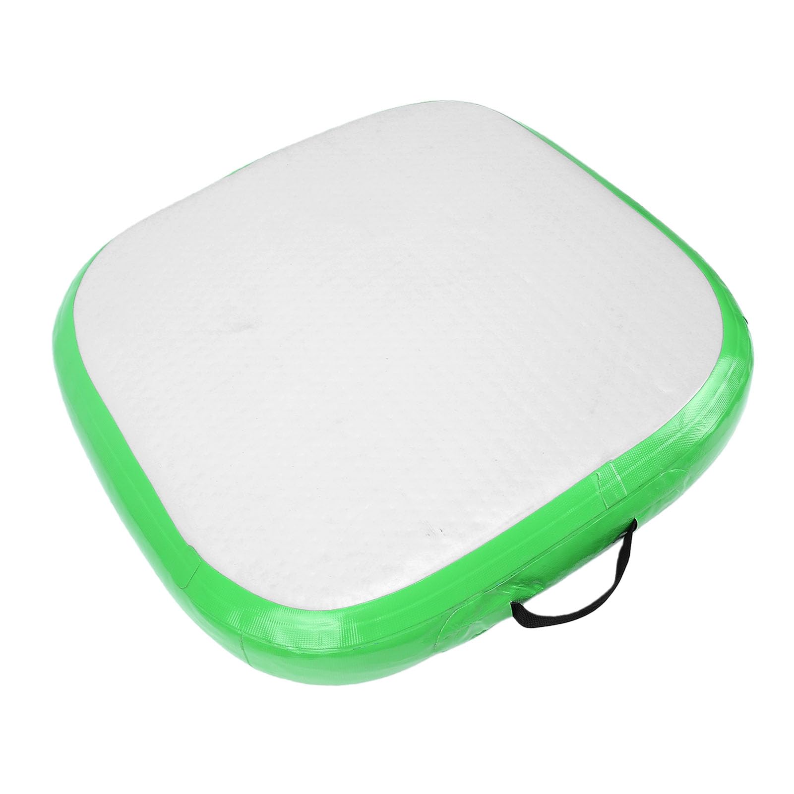 VGEBY Tappetino Gonfiabile Cuscino da Meditazione in PVC 66x66 Cm Tappetino Pilates Pieghevole a Gonfiaggio Rapido Spessore 20 Cm con Pompa e Valvola per Palestra, Casa, Spiaggia, Yoga, Allenamento