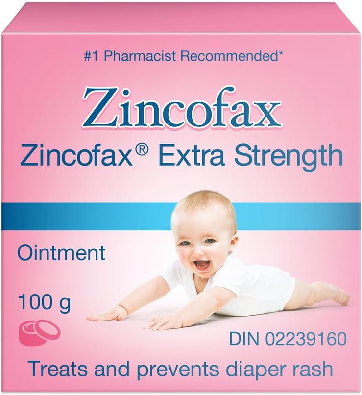 KoniplZINCOFAX 'EXTRA STRENGTH' Ointment for Treatment, Healing and Prevention of SEVERE DIAPER RASH 100 g