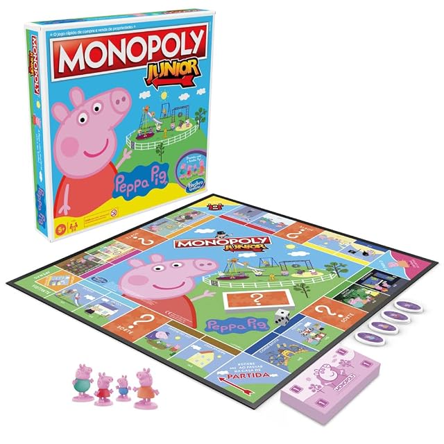 Foto 3 de 7 de Juego Monopoly Junior: Peppa Pig Edition de 2 a 4 Jugadores