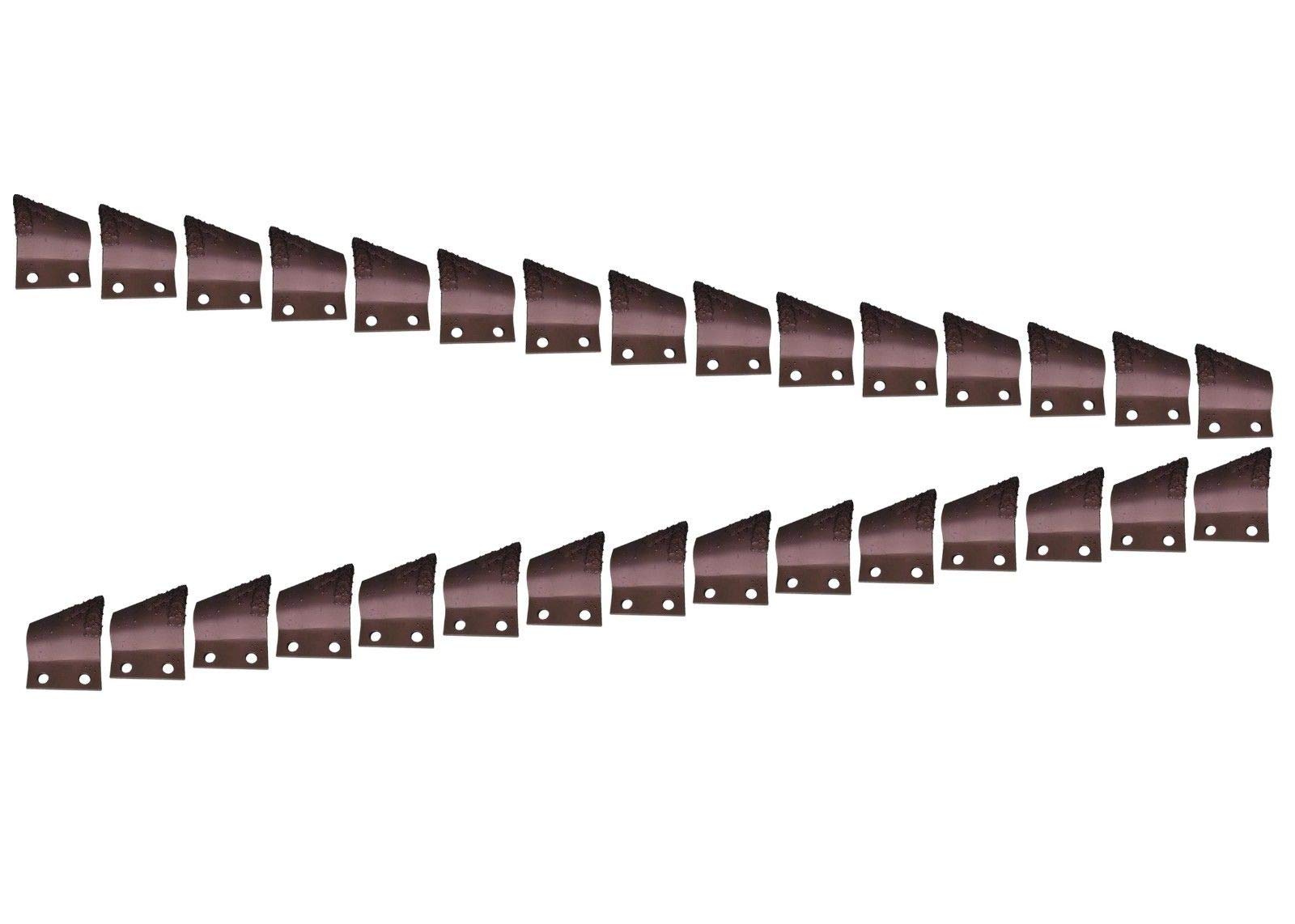 15LH + 15RH Carbide Trencher Cup Teeth, fits Chains w/ 2" Pitch- 135924, 135925