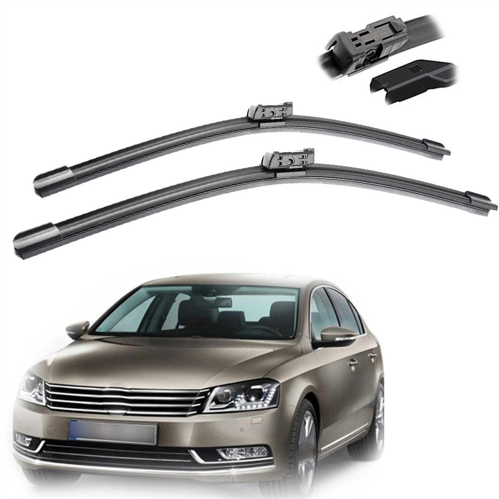 Essuie-glace Passat B7 2012-2013 anti-bruit pour éliminer les traces tenaces sur le pare-brise