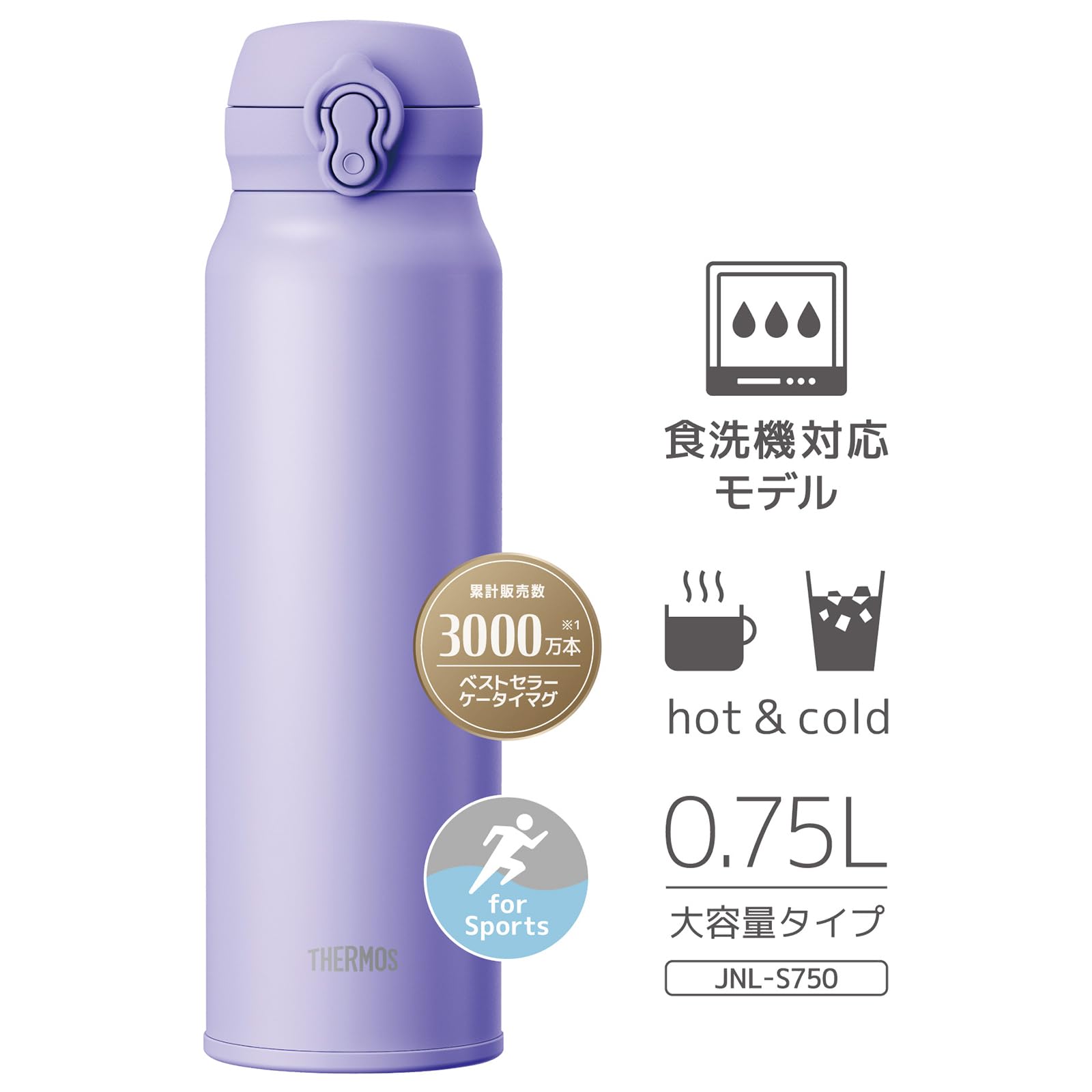 Amazon.co.jp: 【食洗機対応モデル】 サーモス 水筒 真空断熱