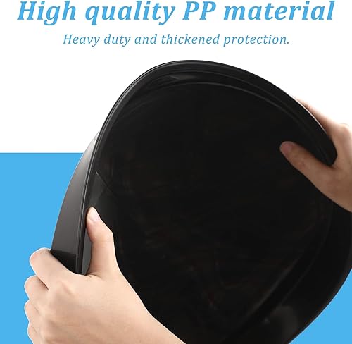 Miniatura 3 de Eccliy Paquete de 6 platillos de plástico resistentes para macetas, platillos grandes para macetas, bandejas de agua de plástico para interiores y