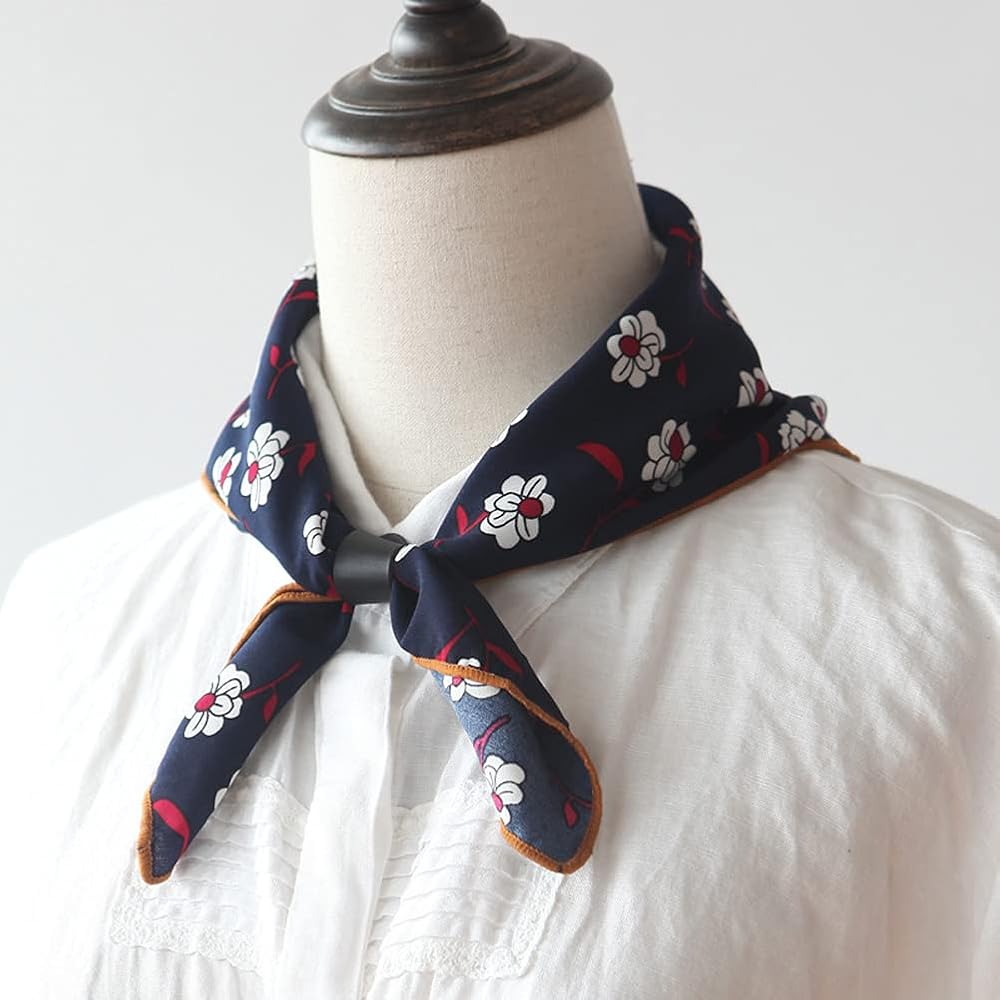 Scarf Ring Clip 10Pcs Leather Scarf Clasp Clips Silk Scarf Buckle