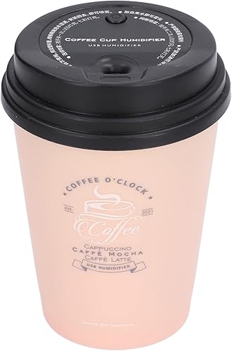 Humidificador USB de 10.1 fl oz, taza de café de bajo ruido, apagado automático, compacto, ligero, ahorro de espacio, mini humidificador para