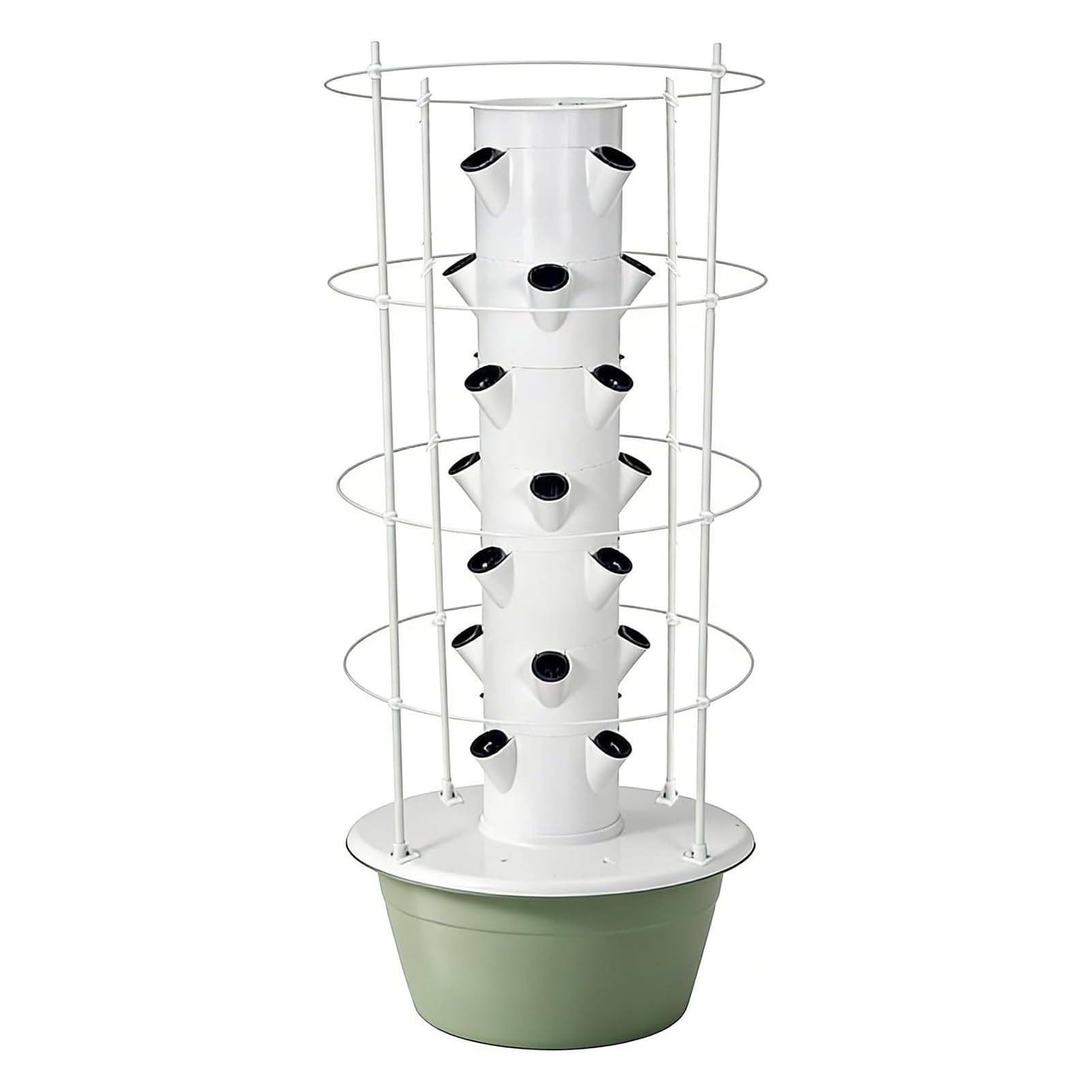Kit De Cultivo Hidropónico En Torre para Interiores: 20/28/36 Orificios para Plantas, Luz Led De Cultivo De 64/80/96 W, Ideal para Fresas Y Jardinería De Interior, 5 7 Layer