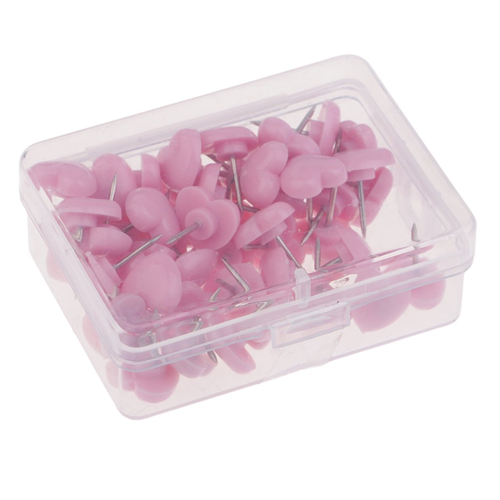 50 Stuks Hart Push Pins, Rode Bulletin Boards Punaises, Roze Schatt Muur Tacks Decoratief Voor Kurk B 50 Stuks Hart Push Pins, Rode Bulletin Boards Punaises, Roze Schatt Muur Tacks Decoratief Voor Kurk B