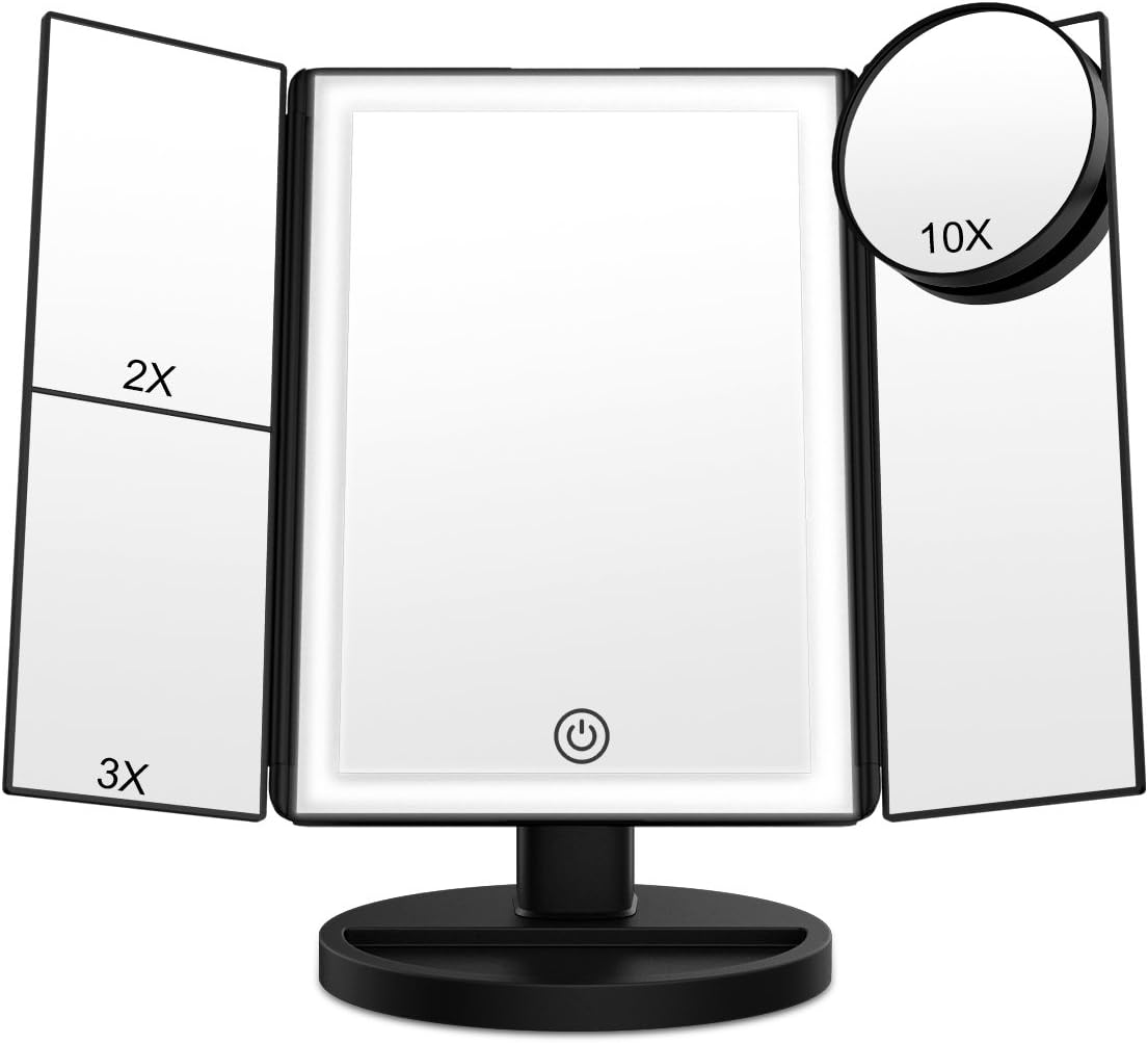 BearMoo Makeup Vanity Mirror with 36 LED Lights, Touch