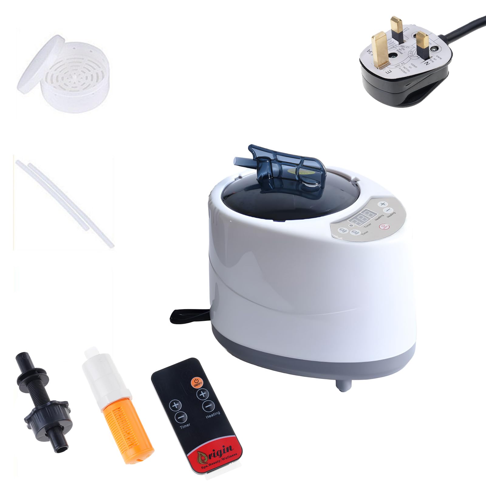 Buxuaaaa Multicolor Home Steambath Machine Efficient Generator Thermostat Control Mechanism Fumigation Machine Travel Steambath
