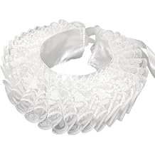 Clown Collar-Neck Ruffle Collar Victorian Accessory for Halloween Lace | Jester collar adjustable size clown accessories for women,elizabethan collar,for clown costumes Halloween