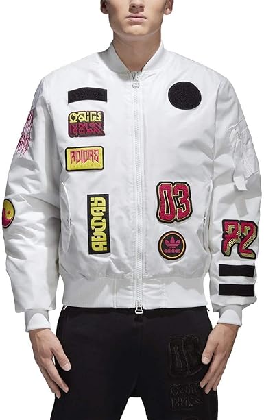 cheap white bomber jacket