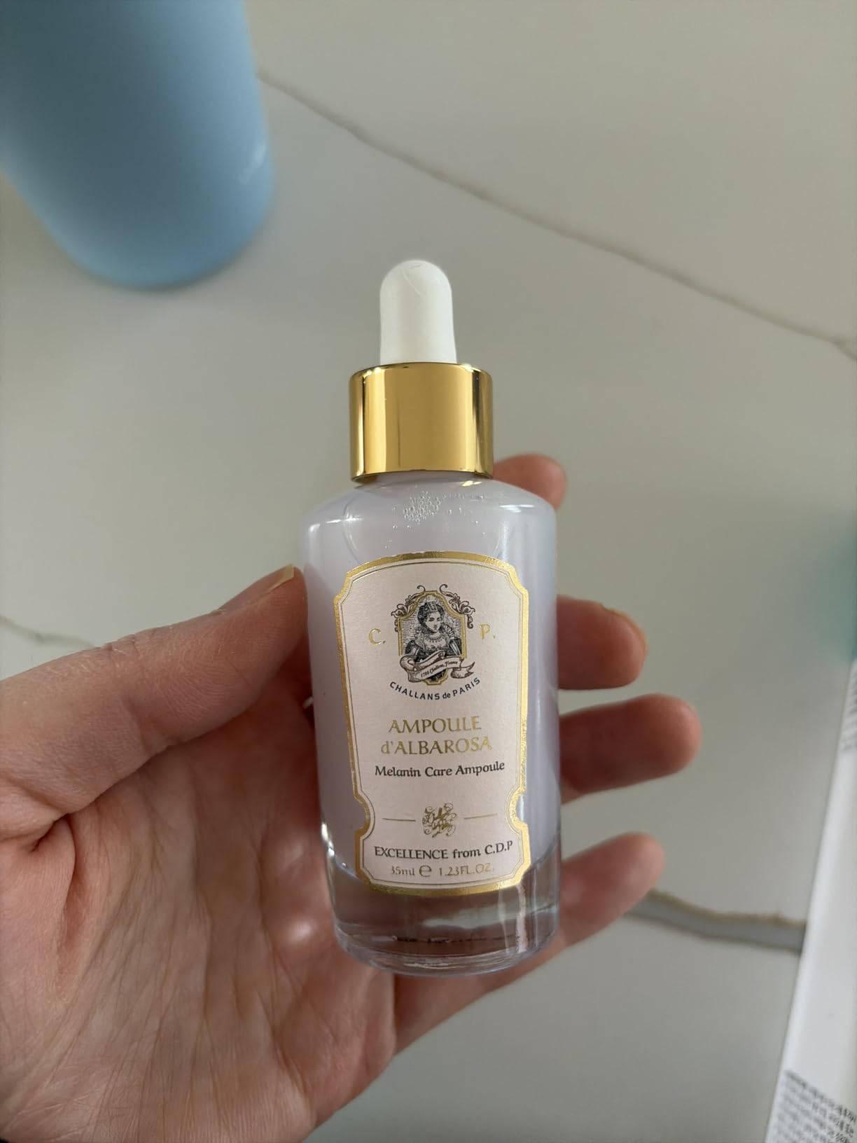 CHALLANS DE [CHALLANS de PARIS] Ampoule d’Aurora Excellence – Soothing & Balancing Skin-Barrier Support Serum with Niacinamide, Oligo-HA & Ceramide | Lightweight Watery, Hydrating Korean Skincare, 1.23 fl oz