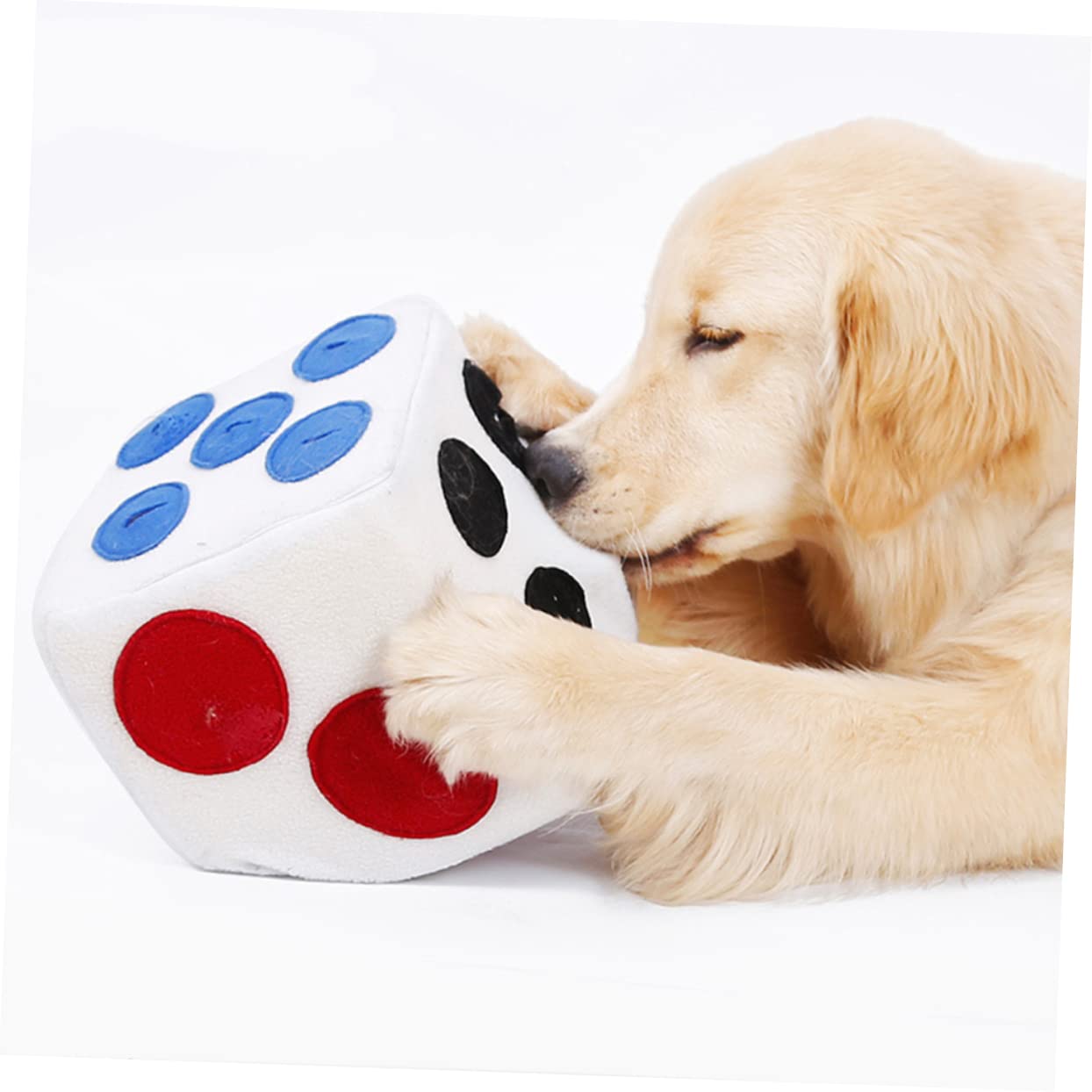TOYANDONA Dados de Entrenamiento de Perros Juguetes de Animales Cachorro Juguetes Cachorros Juguete Perro pequeño Juguetes de Peluche para Perros Mascotas Perro de Juguete