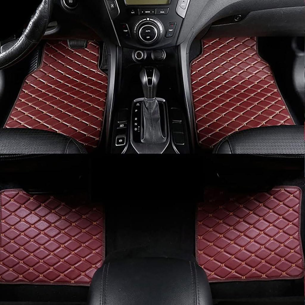 Tapis de sol auto pour Hyundai Genesis - Protection cuir antidérapante 4 pièces