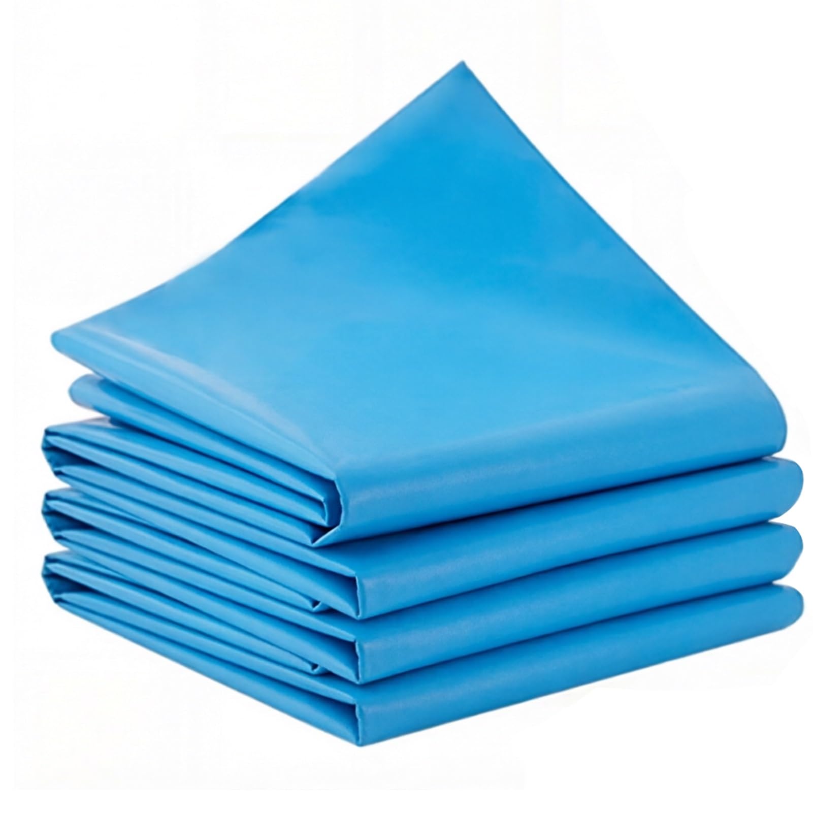 DMCHENGMA Pond Liner HDPE Blue Fish Pool Tarp - 2x3m, 5x8m, 8x10m, 4x6m, 10x10m Reinforced Pond Liners for Garden Pond Pools | UV-Resistant Tear-Resistant Waterproof Membrane(2x4m(6.5x13.1ft))
