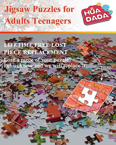 HUADADA Jigsaw puzzles for adults 1000 piece jigsaw puzzles for adults jigsaws 1000 pieces for adults Challenging Game morning flowers