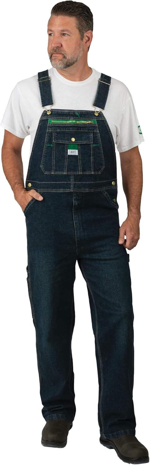Liberty mens Flex Denim Bib Overalls