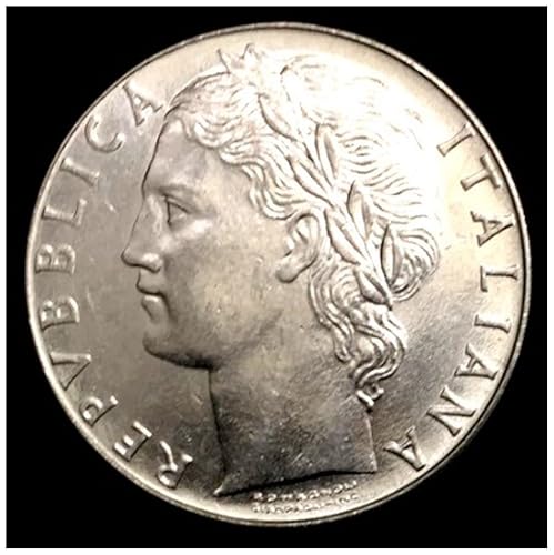 1989 R ITALYS MOST BEAUTIFUL COIN LAUREATE HEAD MINERVA 1955-89 DATE VARIES SEE DESCRIPTION HALF DOLALR SIZE 100 Lire Seller Almost Uncirculated or