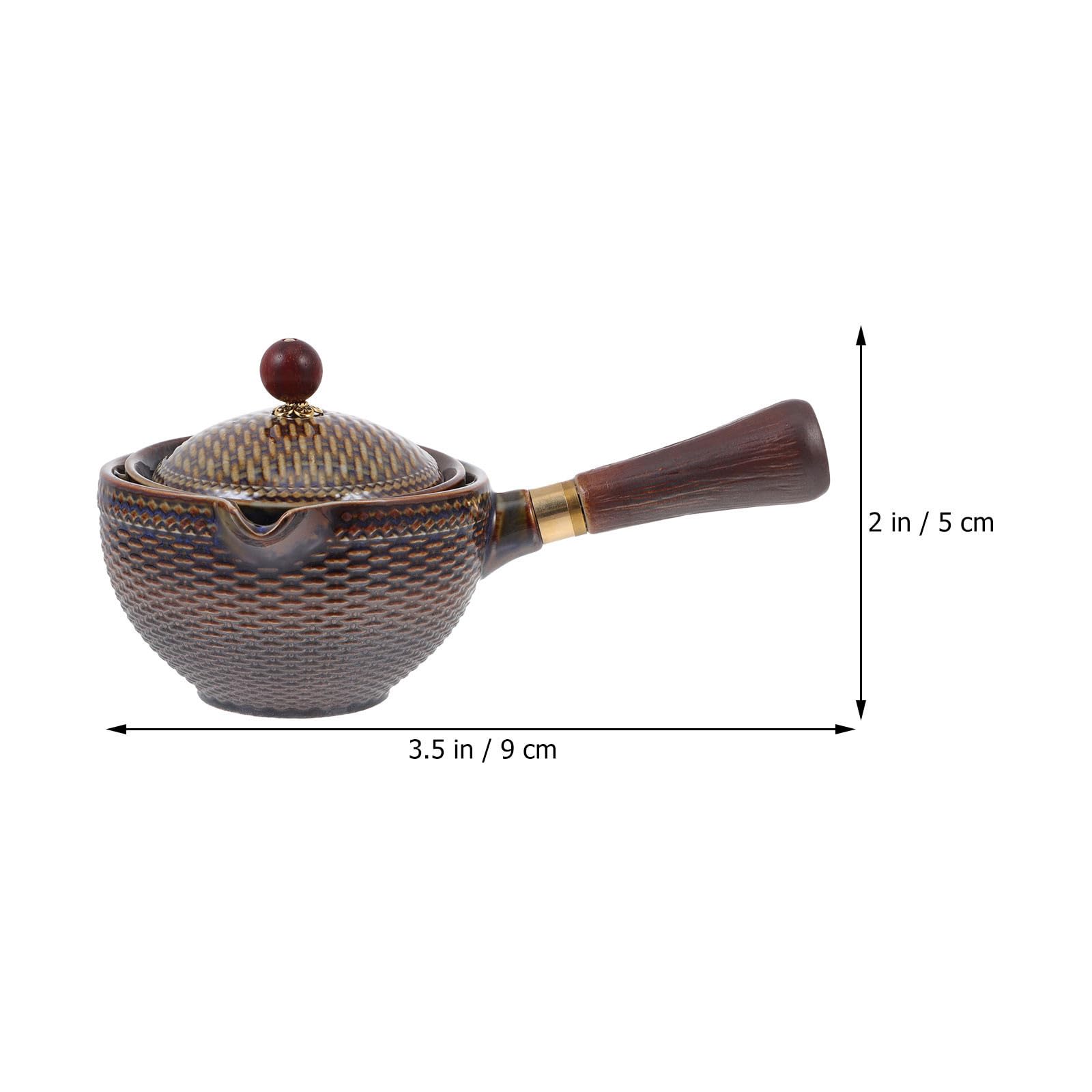 iplusmile Tetera Diseño Tradicional Chino Resistente al Calor de Cerámica Filtro Integrado para Infusiones para Uso Doméstico y Preparación de Té