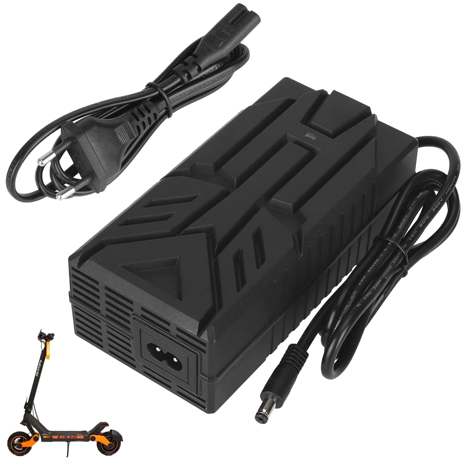 Chargeur 42 V-58,8 V 3 A pour scooter électrique Kukirin G2/G3/M5 Pro, Joyor Y10, pour SOFLOW SO 4 PRO, pour scooter électrique Navee V25i/V50 PRO, chargeur rapide universel pour 36 V (10S