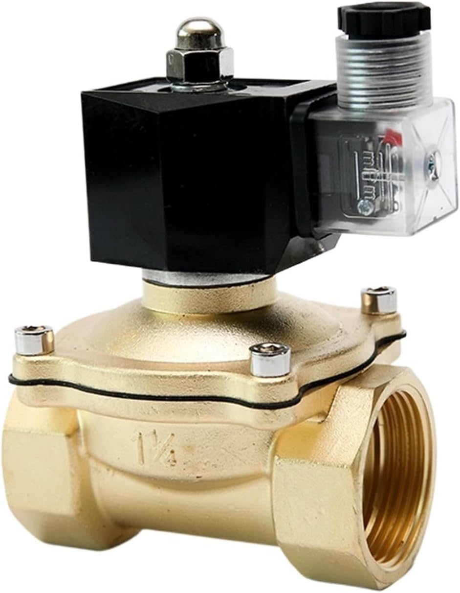 1-1/2 inch 2 Way IP65 Waterproof Brass Normally Closed/Open Electric Water Valve(24vac-no)