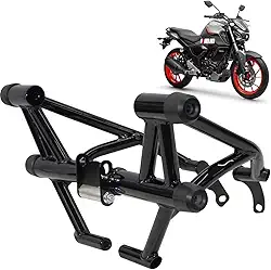 Protetor Stunt Race FZ-15 2025 EM DIANTE Slider de proteção motor e carenagem Stunt Cage FZER (PRETO BRILHO)