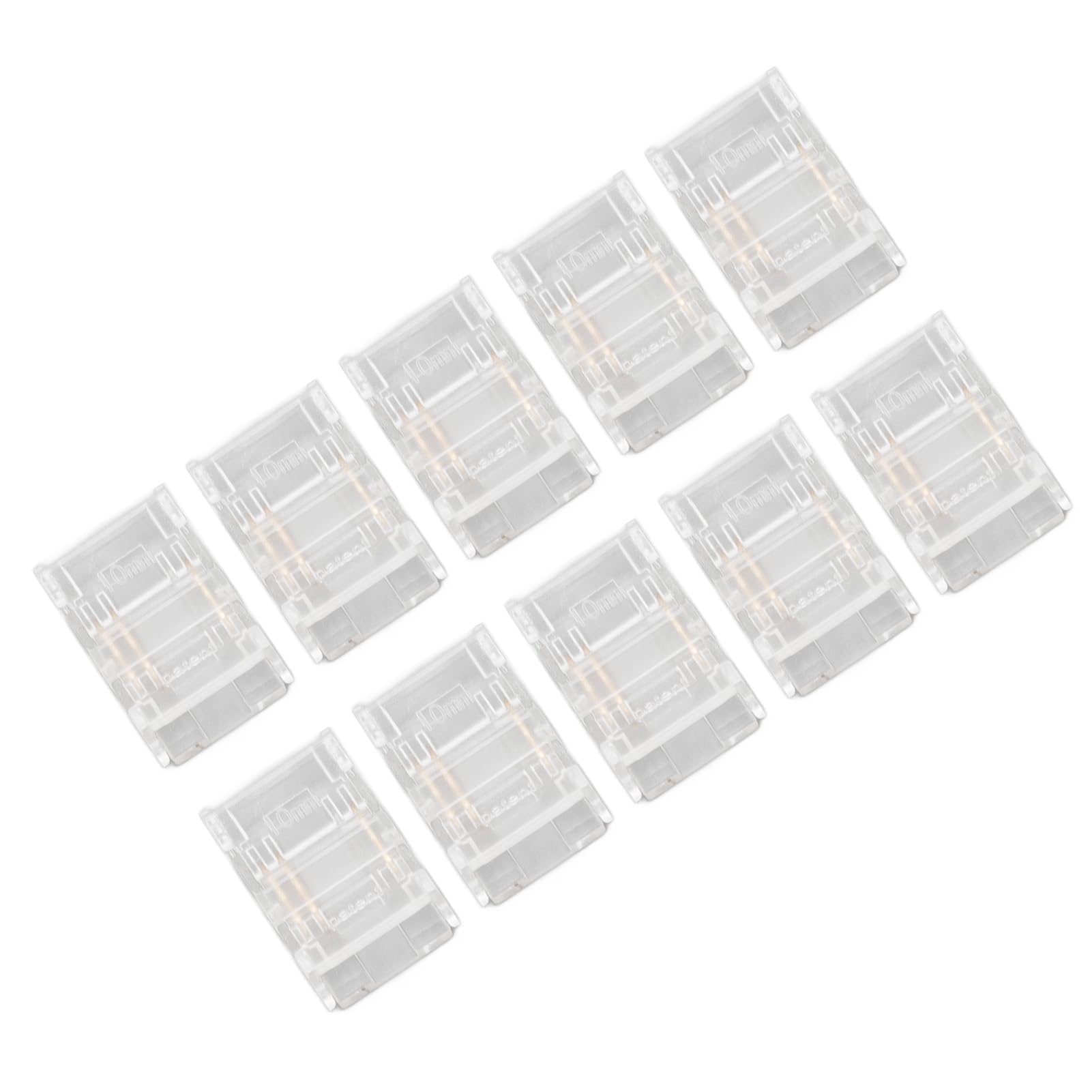 Złącze do Taśmy LED 10mm, Złącza do Taśmy LED COB Taśma do Taśmy Szybkie Połączenie Bez Przerw Złącza LED Bez Lutowania 10 szt. 3Pin 10mm do Złączy