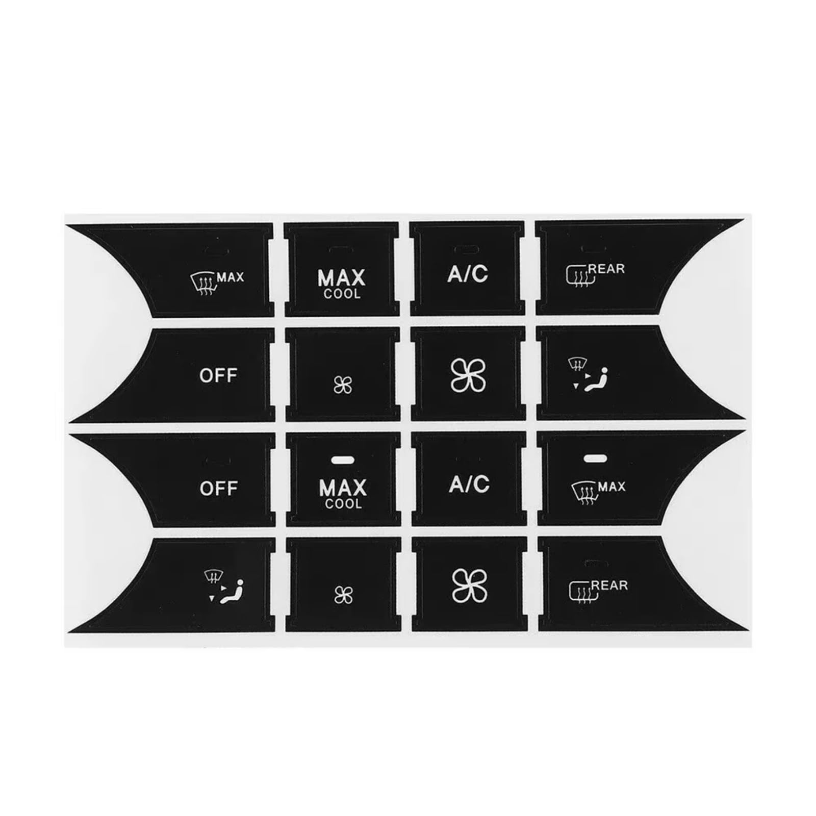 Modification Interior Compatible with Benz 2007 2008 2009 2010 2011 2012 2013 2014 Repair Button Door Steering Climate Control AC Windo Radio Stickers