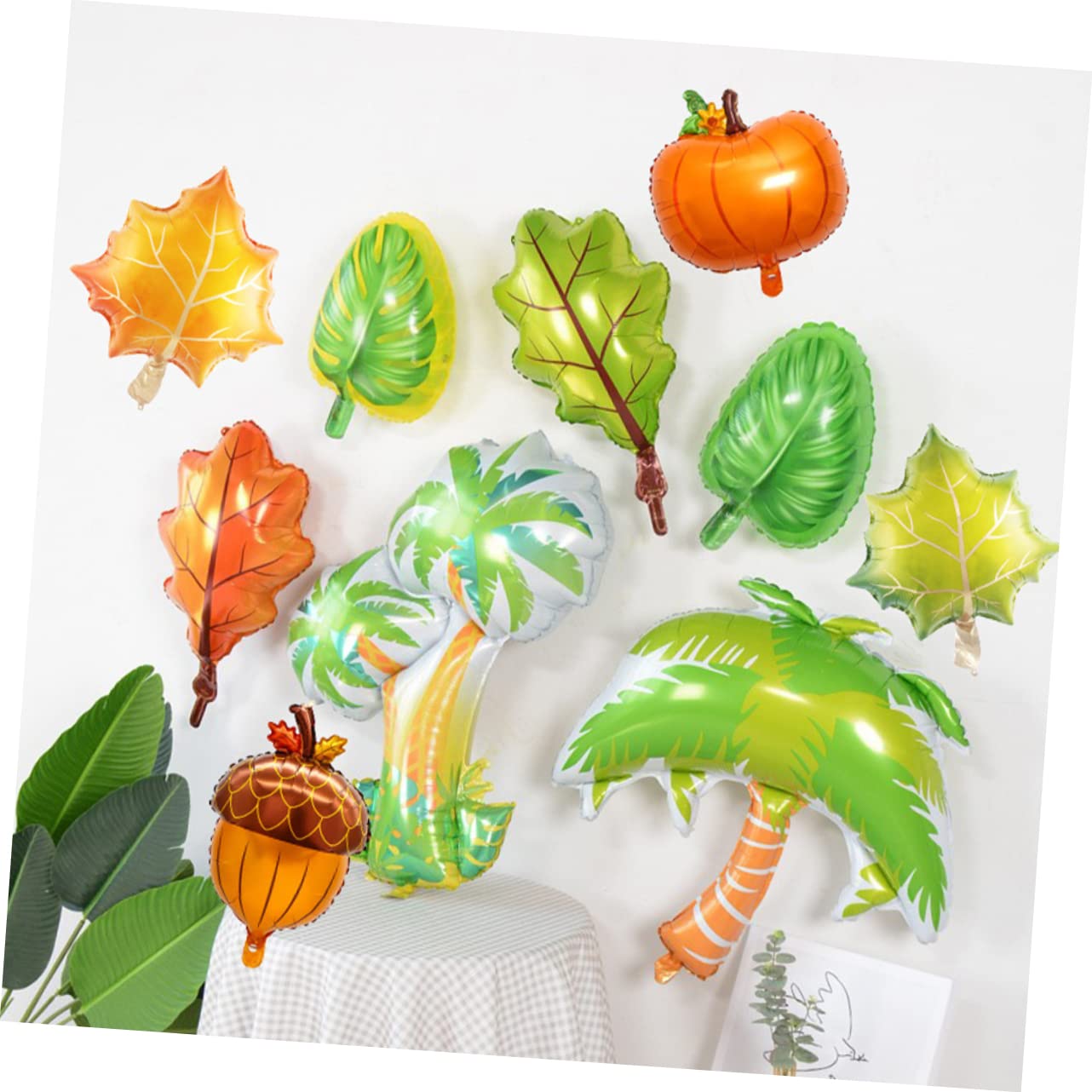Decoración Globos Naranjas 90 Globos De Papel De Aluminio Para Decoración De Shower Letras De Papel De Aluminio Decoración De Fiesta De Cumpleaños Kit De De Globo De Otoño