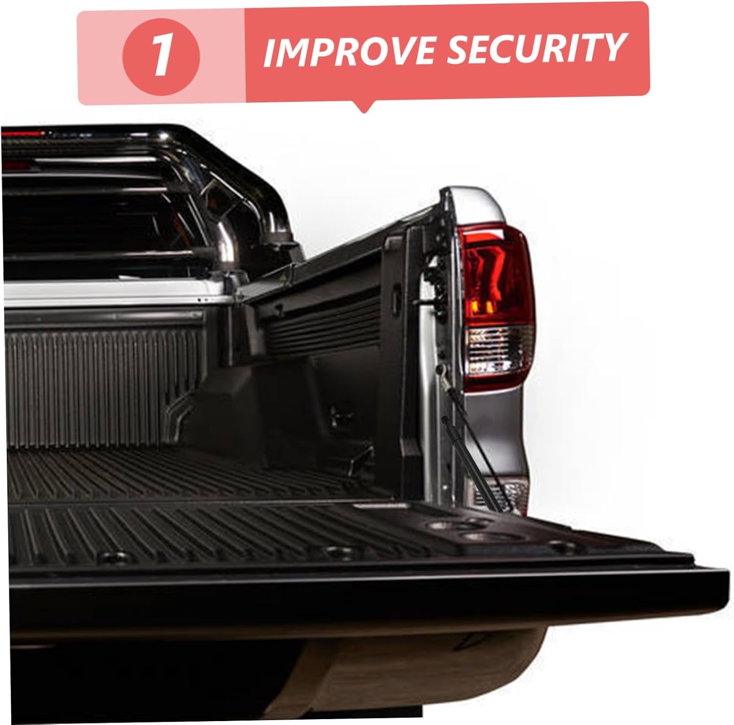 Mobestech Tailgate Hydraulic Rod Kit for Ram Durable Trunk Lift Support Struts for Enhanced Vehicle Safety and Comfort