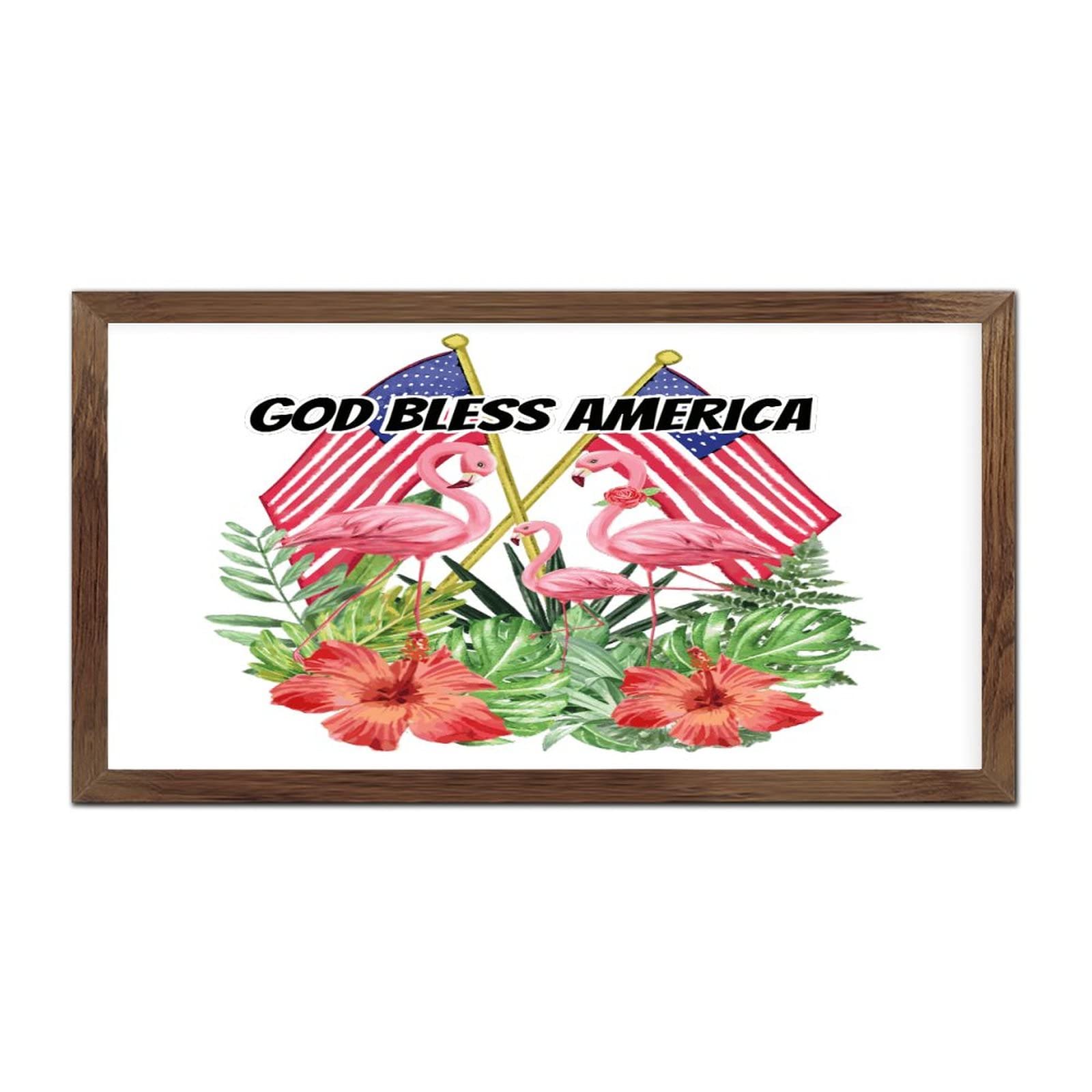 Drapeau américain bois palette pour habiller un mur vide
