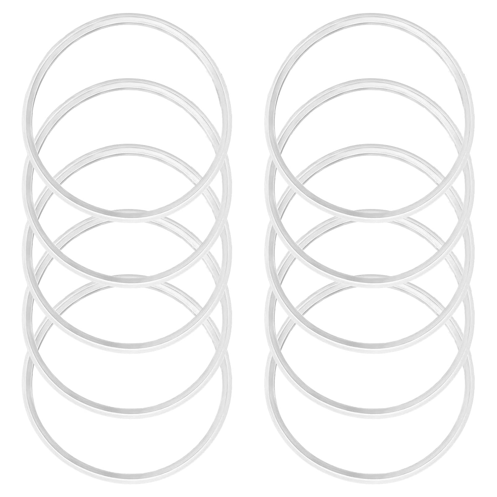 Montesy 10Pcs Lid Sealing Gaskets Replacement Leakproof Silicone Cup Lid Gaskets Seals for Insulated Metal Steel Tumblers