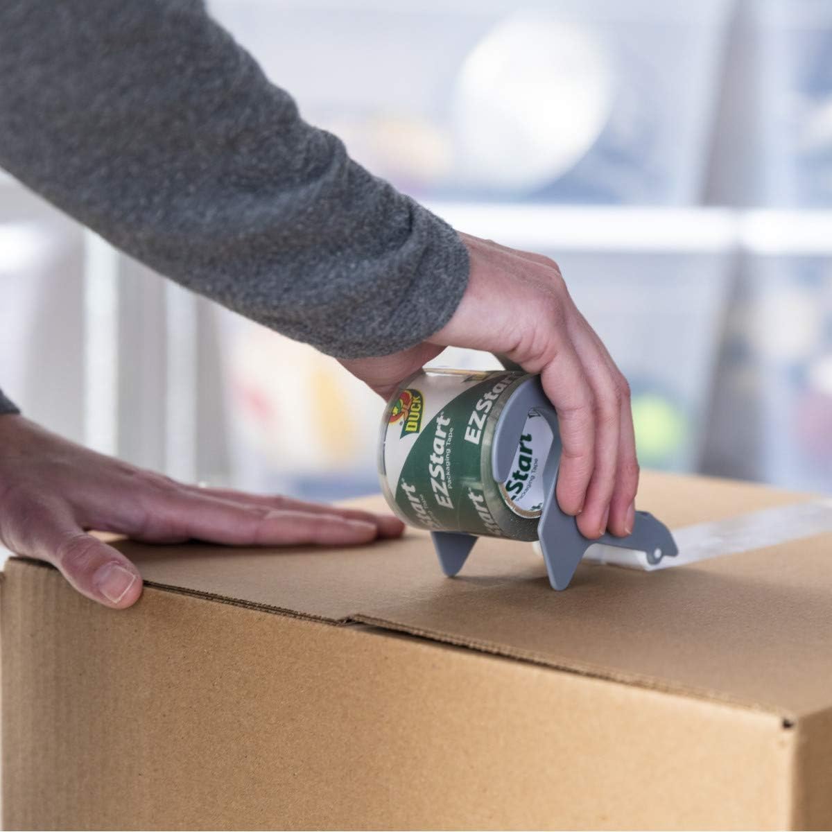 Duck EZ Start Packaging Tape, Single Roll