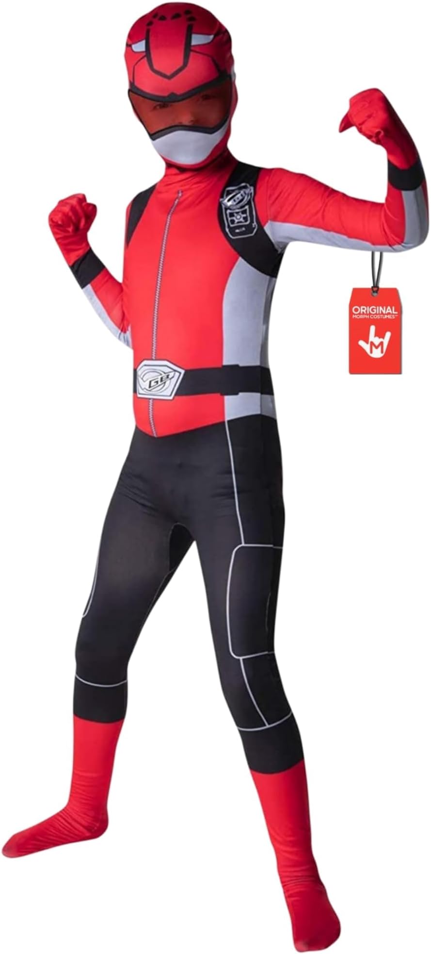 Morphsuits Red Power Ranger Costume Kids, Power Rangers Morpher, Power Rangers Costume Kids