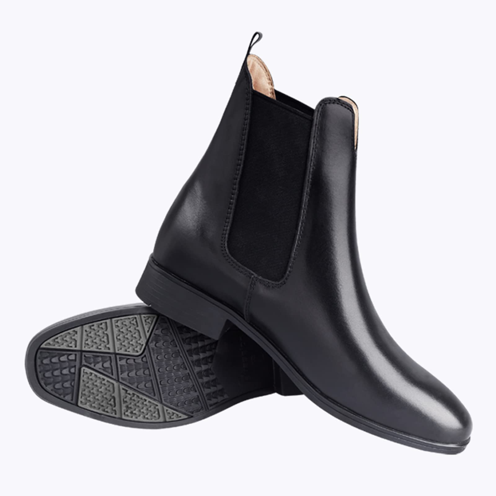 LEBEE Botas para Montar a Caballo Botas de Carrera Botas Antideslizantes para Montar Suministros ecuestres para Montar a Caballo,Black-45